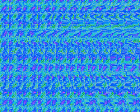 Hidden ghost image in a stereogram, an optical illusion for Halloween