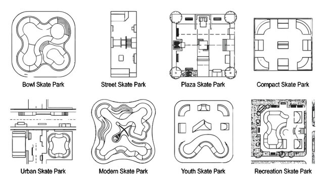 Skate Park Designs and Layouts