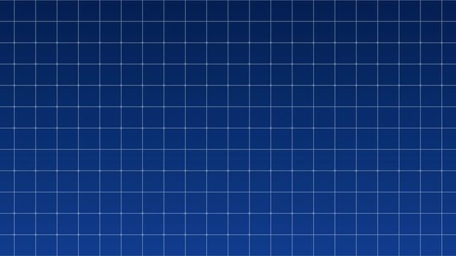 Animated Blueprint Grid Background with Random Blinking Grid Nodes for Engineering Design, Technical Presentations and Architecture Concepts