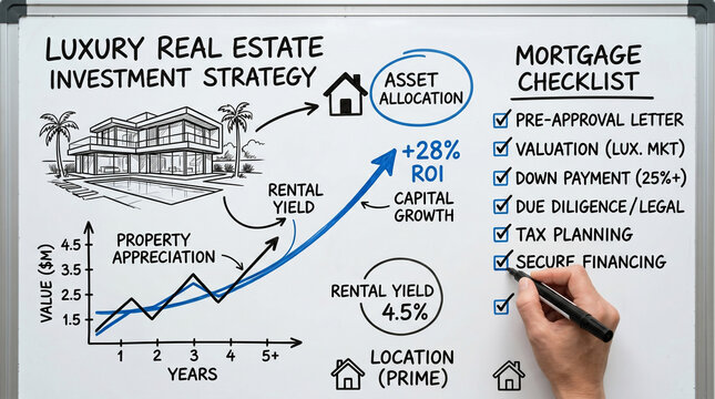 Luxury Real Estate Investment Strategy and Mortgage Checklist explanation