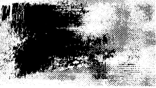 Black png set of dust overlay distress halftone texture effects place over decoration image to create a distressed effect