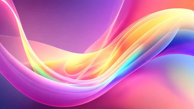 Swirling bright colored airy wavy texture on pink. Abstract background