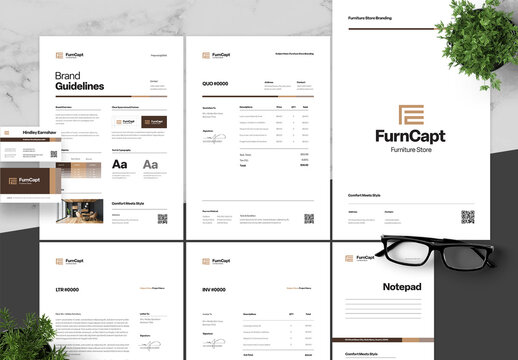 Brown And Black Furniture Brand Guidelines