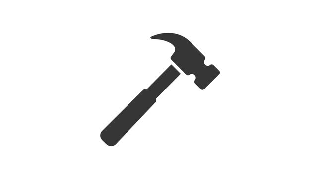 Black hammer with curved claw.