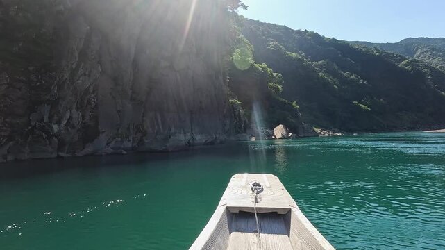 Kumano River Boat Ride POV &ndash; The World&rsquo;s Only UNESCO-Listed River, Shingu, Wakayama, Japan#1 世界で唯一、川自体が世界遺産・熊野川「熊野川舟下り（船上主観移動ショット）」和歌山県新宮市①