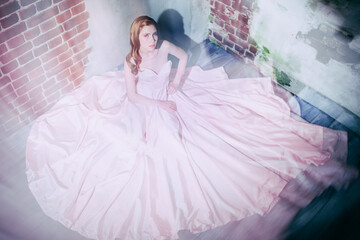 Naklejka premium Dreamlike Princess Pose