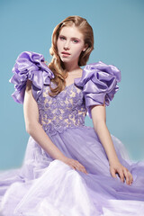 Obraz premium Azure Fairy Elegance