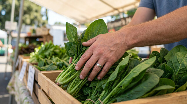 Longevity healthy aging brain health cognitive wellness selecting fresh leafy greens for nutrition