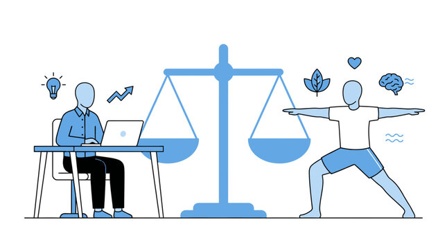 Lawyer scales justice balance.