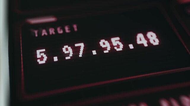 IP address as TARGET for cyber attack. Ethical hacking concept