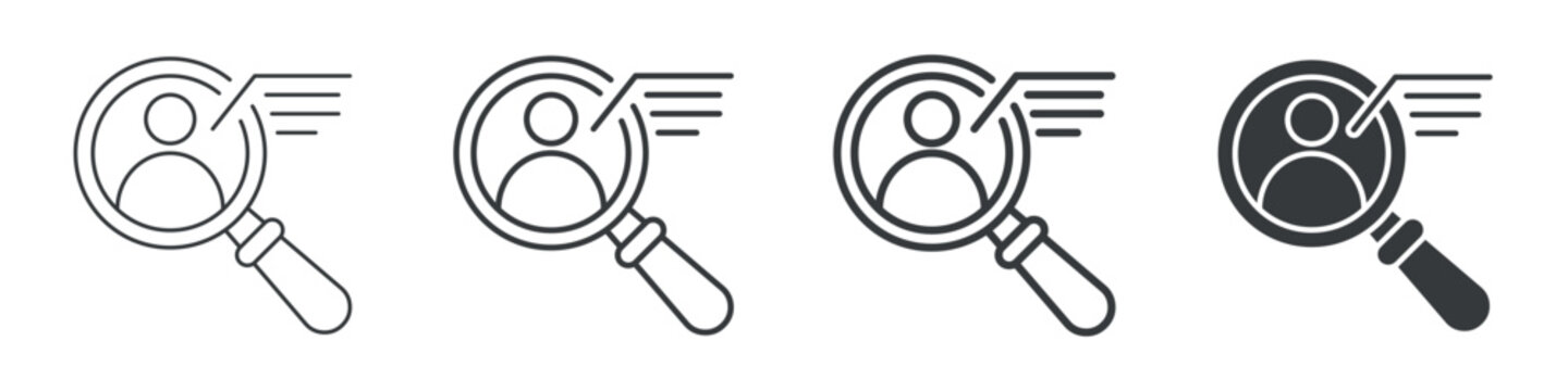 Identifying Different Icon Set Simple Style Collection