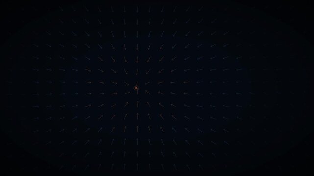 Athletic Velocity Vector Field Animation Seamless Loop 4K