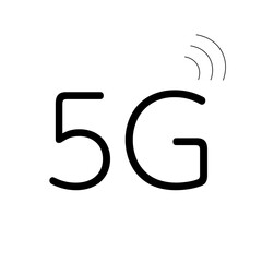 G Mobile Network Icon for High-Speed Communication   5G通信アイコン 高速モバイルネットワーク © balloon