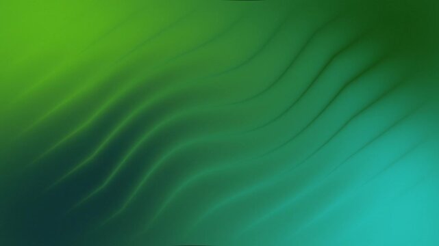 Abstract green motion background featuring soft flowing waves in cinematic style with smooth transition and elegant fluid animation creating dynamic surface perfect for professional overlays.