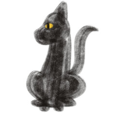 cat pencil sketch doodle © Mommidhi