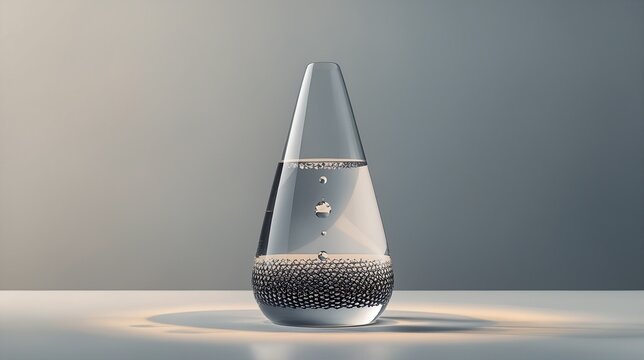 Conceptual glass water condenser with graphene mesh for desert eco innovation