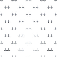 Obraz premium Bird footprints creating a clean and simple repeating pattern on a white background
