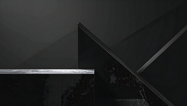 Darkness and shadows on staircase.