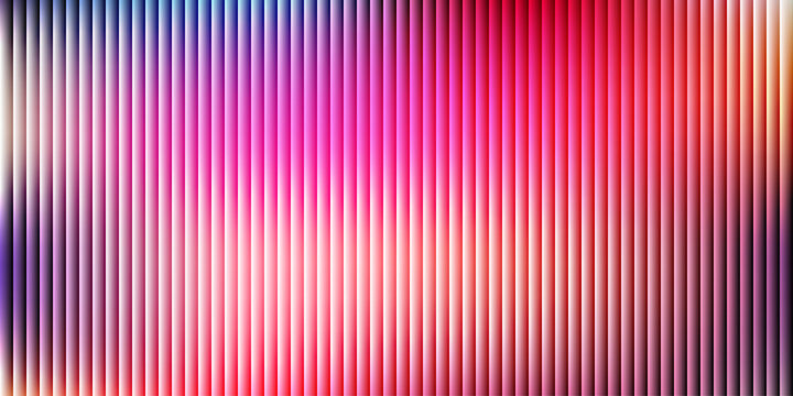 Colorful vertical gradient stripes background with rainbow transition of light for vibrant artistic projects or celebratory media content featuring bright neon glow and smooth color blending.