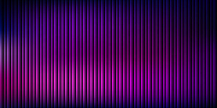 Abstract purple background with vertical neon glowing lines creating metallic texture pattern and modern futuristic technology design element suitable for digital wallpaper backdrop