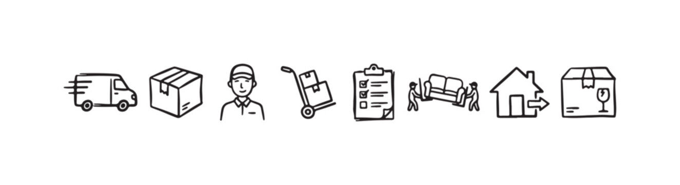 QR Code and Barcode Scanning Solid Icons Set for Mobile Payments, Security, and Product Identification
