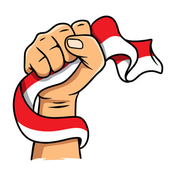 red and white ribbon Illustration 