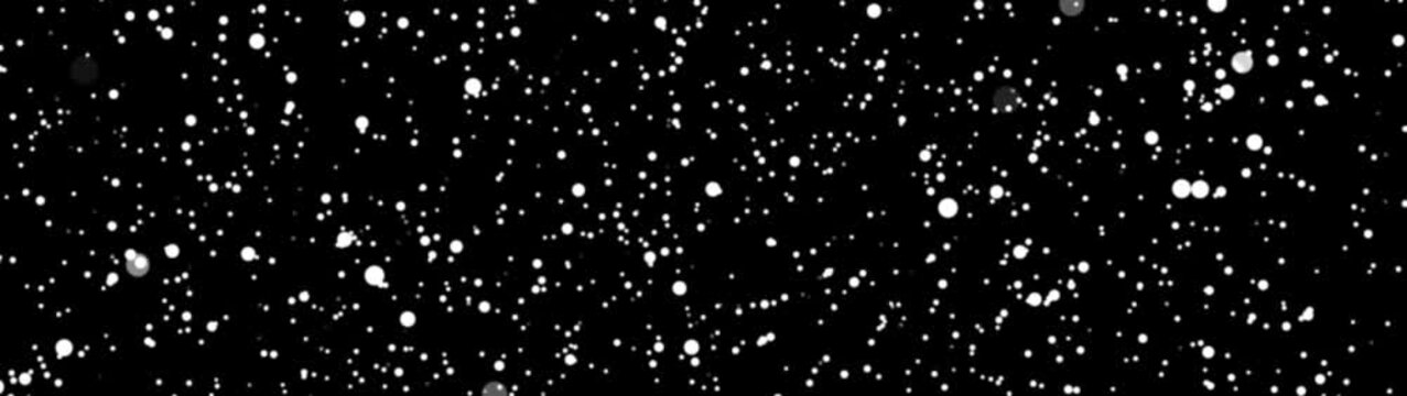 Night starry skies with twinkling stars motion background. Universe, planets nebula cloud. moving traveling through star fields in space. Milky way galaxy star space dust. 4K