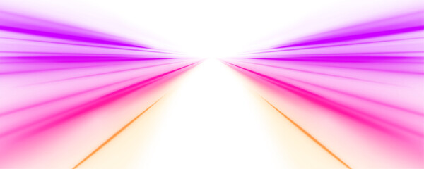 Abstract background of neon curved lines and light rays on white background PNG. Sport car is made of polygons, lines and connected dots. Shining laser beams LED effect bundle.  © ikril