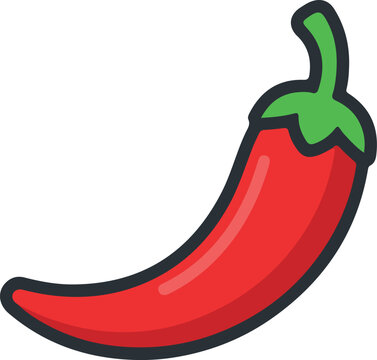 Red Chili Pepper Icon