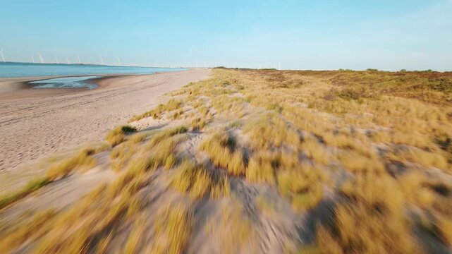 FPV Drone Flight at Zeeland, Netherlands