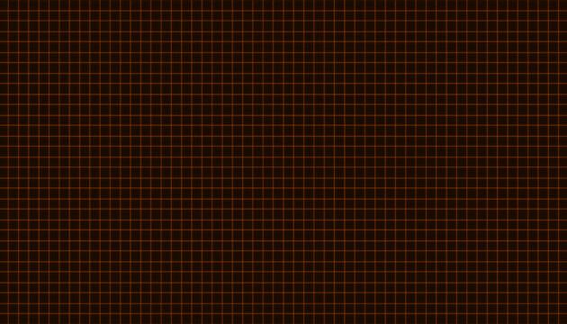 Orange grid lines metering seamless pattern digital tech background