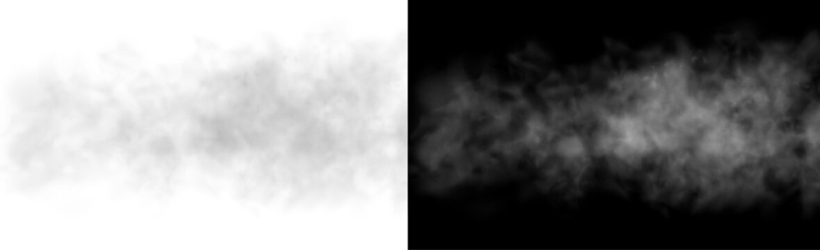 Steam and mist png with floating smoke particles, soft vapor cloudiness, transparent isolated background, abstract air motion, chemical atmosphere and realistic texture design.