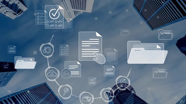 Document management system for secure file storage, organized access, and efficient digital workflow including verification, upload, analytics, and approval process Marrow