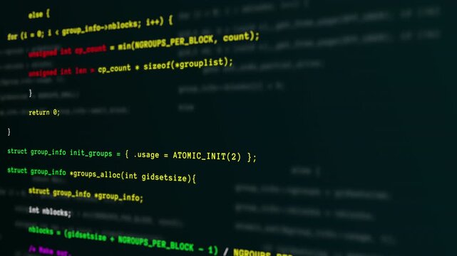 Full flat user interface layout focusing on advanced software development coding scripts and database parameters.