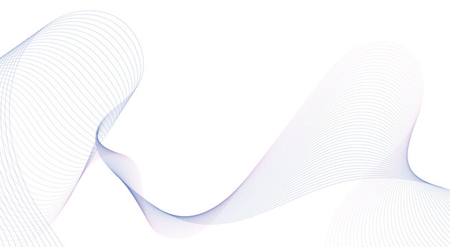 Abstract wave digital element for certificate design. Curved wavy lines design. Eps 10