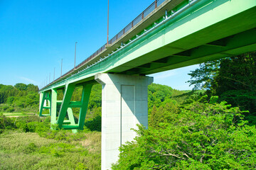 栃木県那須郡那須町　那須と那須塩原を結ぶりんどう大橋 © TNK