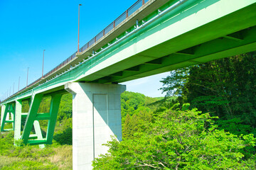栃木県那須郡那須町　那須と那須塩原を結ぶりんどう大橋 © TNK