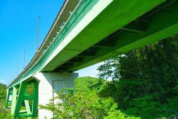 栃木県那須郡那須町　那須と那須塩原を結ぶりんどう大橋 © TNK