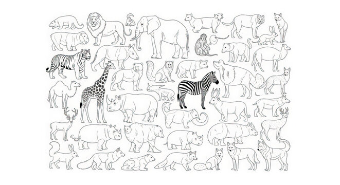 Zebra standing in savannah landscape scene.