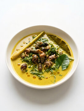 Indonesian Gulai Siput Sedot coconut curry snails