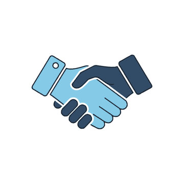 Handshake Business Partnership Agreement.