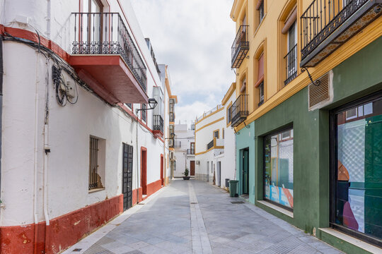 Traditional Street in Ayamonte, Andalusia, Spain