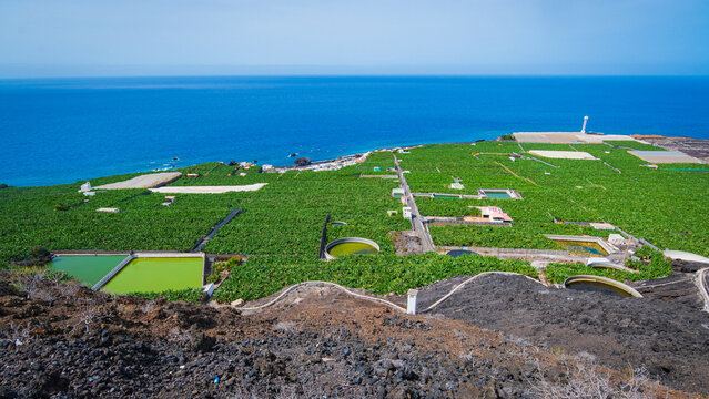 Viewpoint of Las Hoyas (La Palma, Spain)