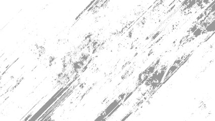 Naklejka premium Grunge texture background with gray streaks and splatters on white surface for creative design projects and artistic overlays