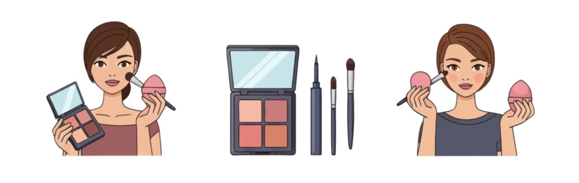 Master the art of makeup with professional tools and a flawless application technique.