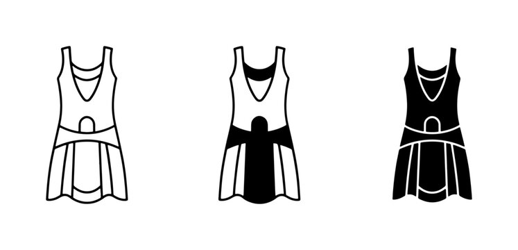 Flapper Dress Icons, Vintage 1920s Fashion Silhouettes, Retro Art Deco Style Clothing