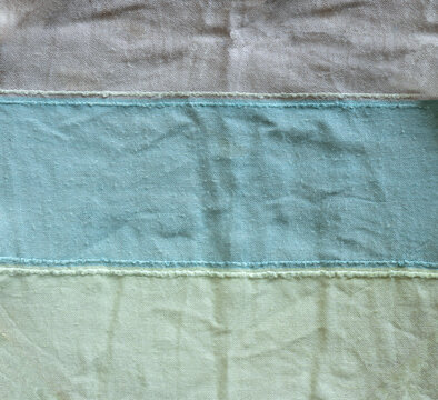 Pastel Striped Fabric with Seams