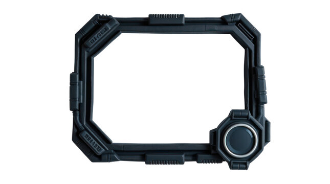 Futuristic Interface Frame Sci Fi Industrial Design for Digital Display