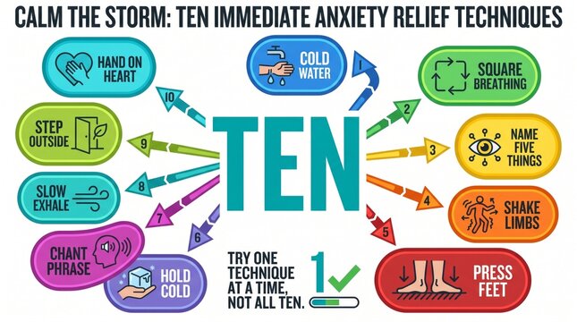 Ten immediate anxiety management tips for calming anxiety fast