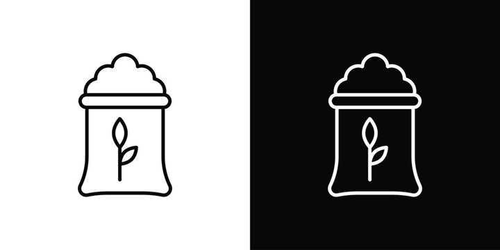 Fertilizer icon in editable outlined, Vector EPS10